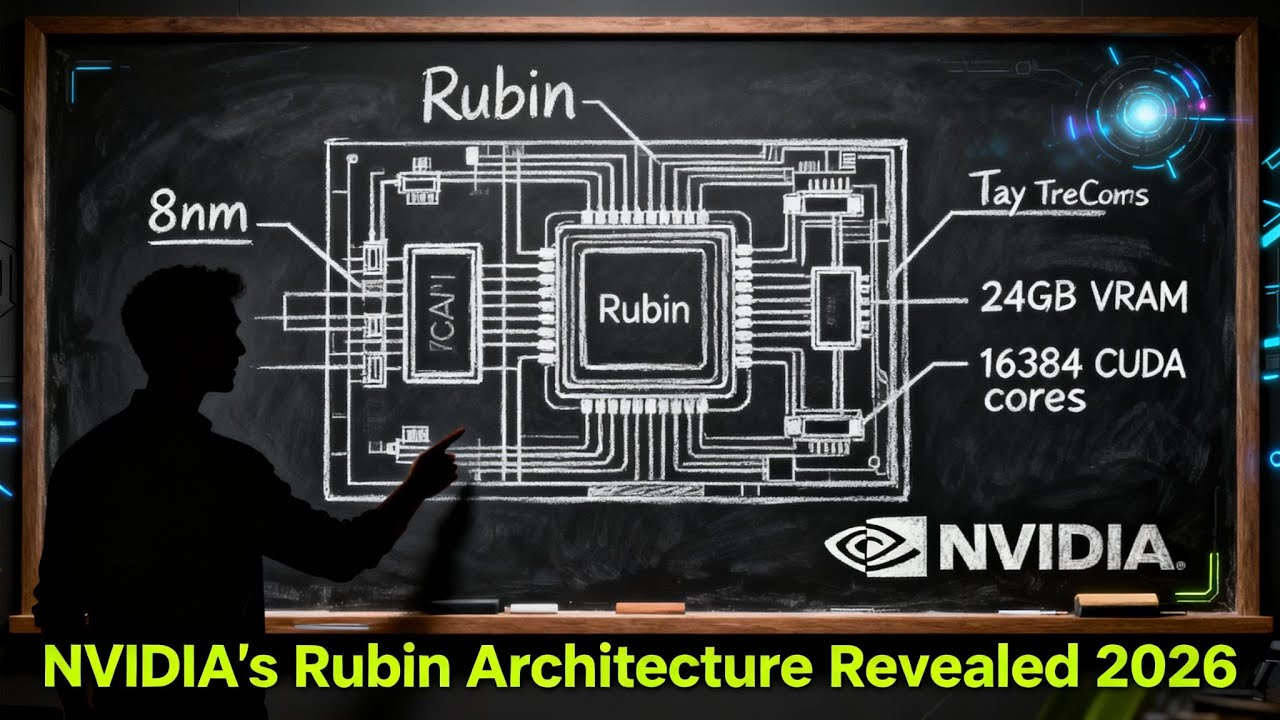 Архитектура NVIDIA Rubin будет представлена ​​в 2026 году