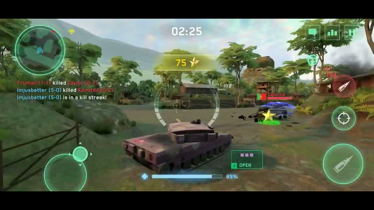 40 Kill Challenge! - Fully Upgraded C1 Tier 5! - War Machines Tank Shooting Game! - imjusbetter