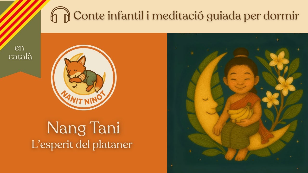 🌴 Conte infantil per dormir | Nang Tani, l’esperit del plataner | Llegenda de Tailàndia 🌙✨