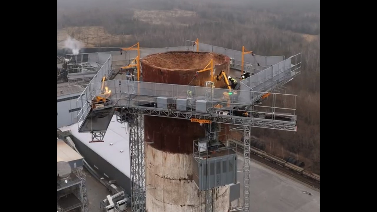 Saeclimber for Latvian Company Showcases World Class Demolition Technology in Lithuania   Next Level