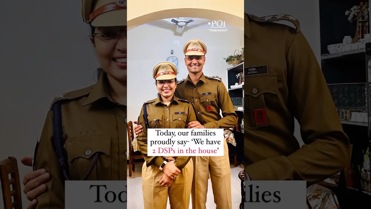 &ldquo;We have 2 DSPs in the house&rdquo;❤️💫#poi #india #emotional #story #love #life #lifestory #inspirational