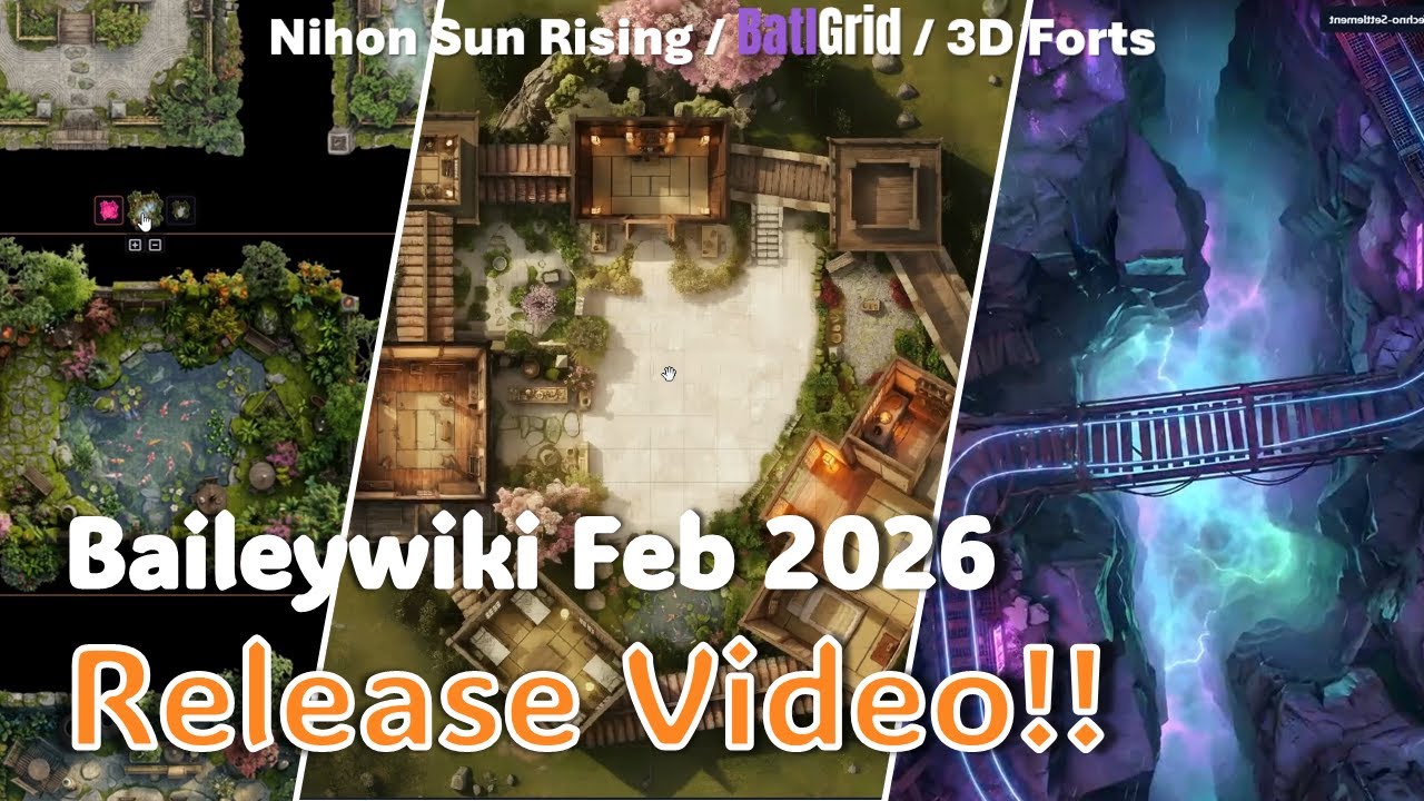 Релиз Baileywiki в феврале 2026 года - BatlGrid 2.0! Nihon Sun Rising и новый 3D канал 