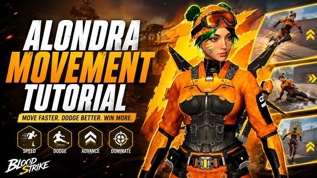 ALONDRA MOVEMENT TUTORIAL 🔥 | How To Move Like A PRO In Blood Strike