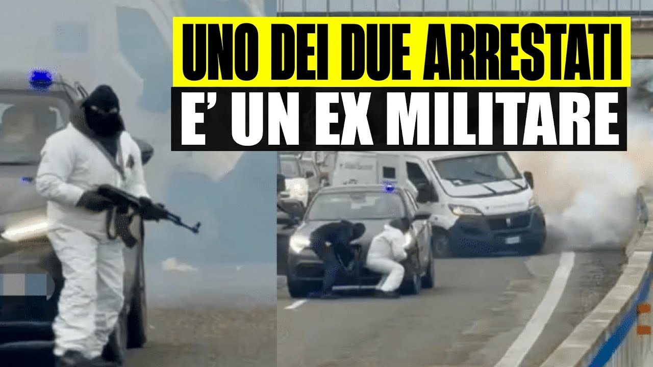 ULTIM&rsquo;ORA ASSALTO A PORTAVALORI: UNO DEI DUE ARRESTATI &Egrave; UN EX MILITARE. COS&rsquo;&Egrave; EMERSO