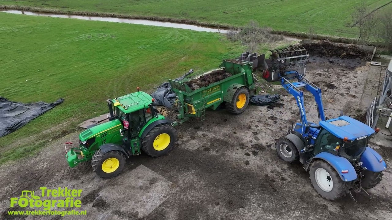 Mestseizoen 2023 | Wilgenburg | Mest strooien | Spreading manure | Mist streuen