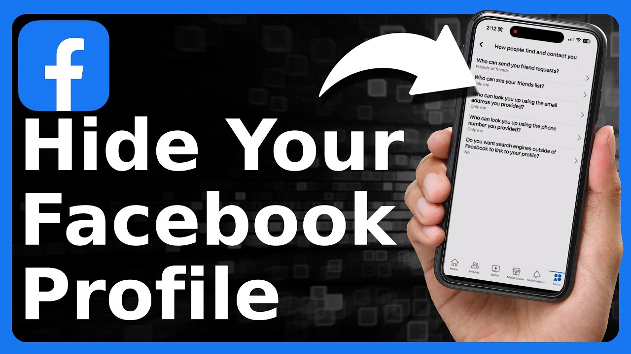 Как скрыть свой профиль на Facebook