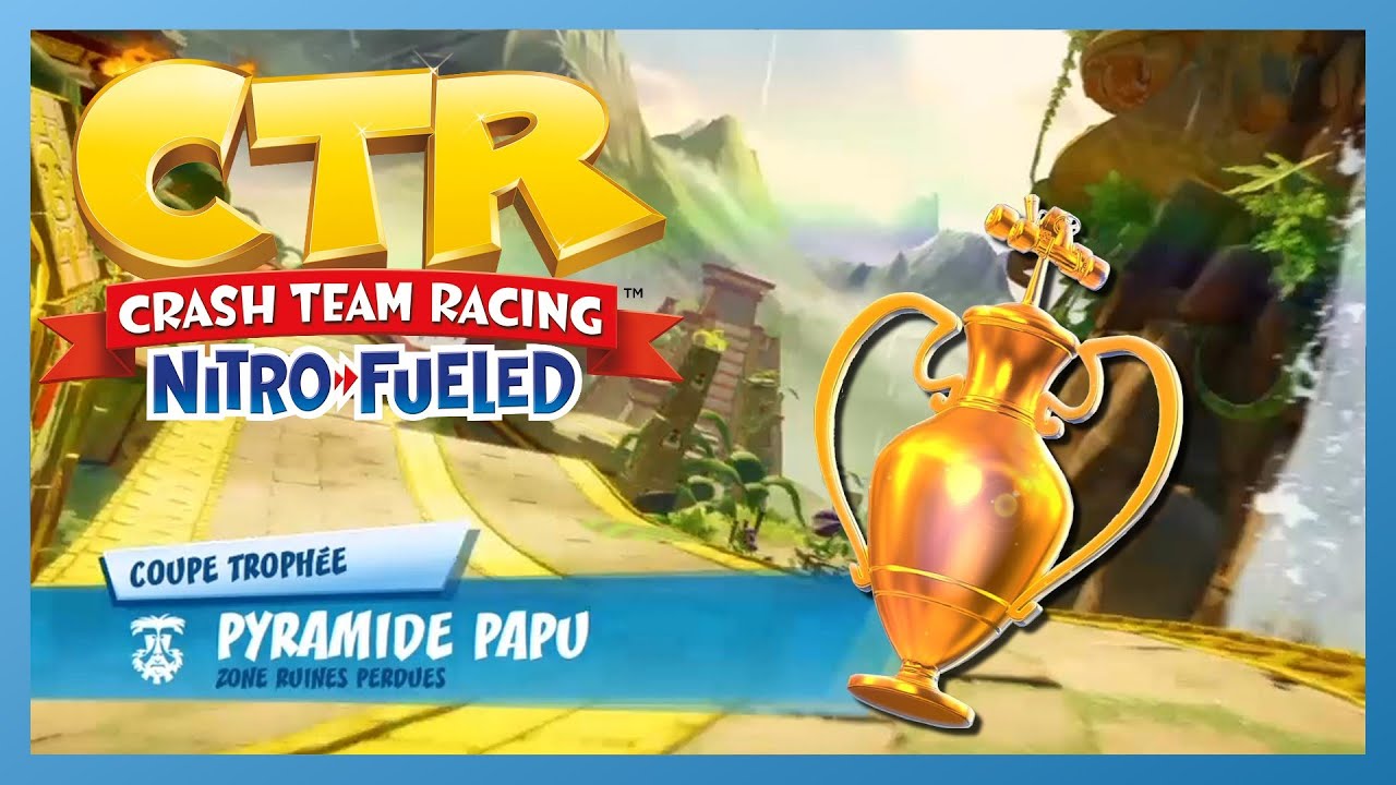 CTR - Aventure - Pyramide Papu - Trophée (+Raccourci)