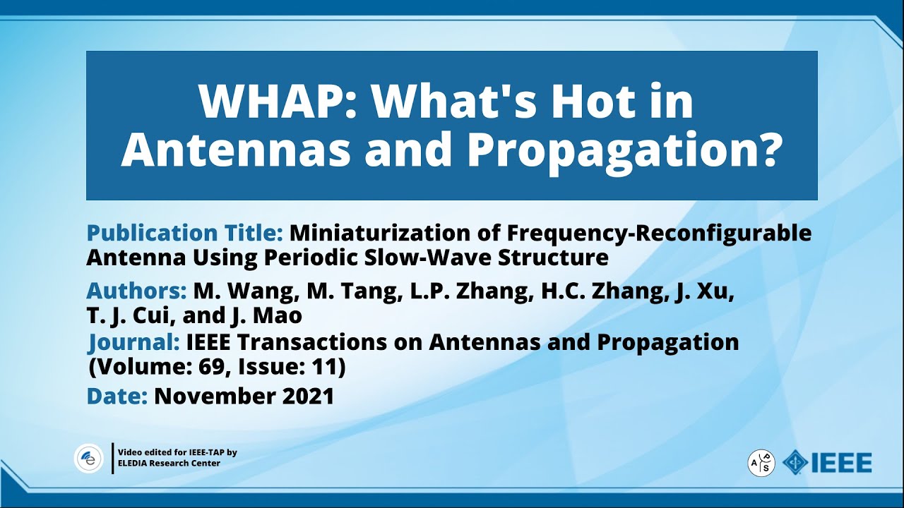 Miniaturization of Frequency-Reconfigurable Antenna Using Periodic Slow-Wave Structure