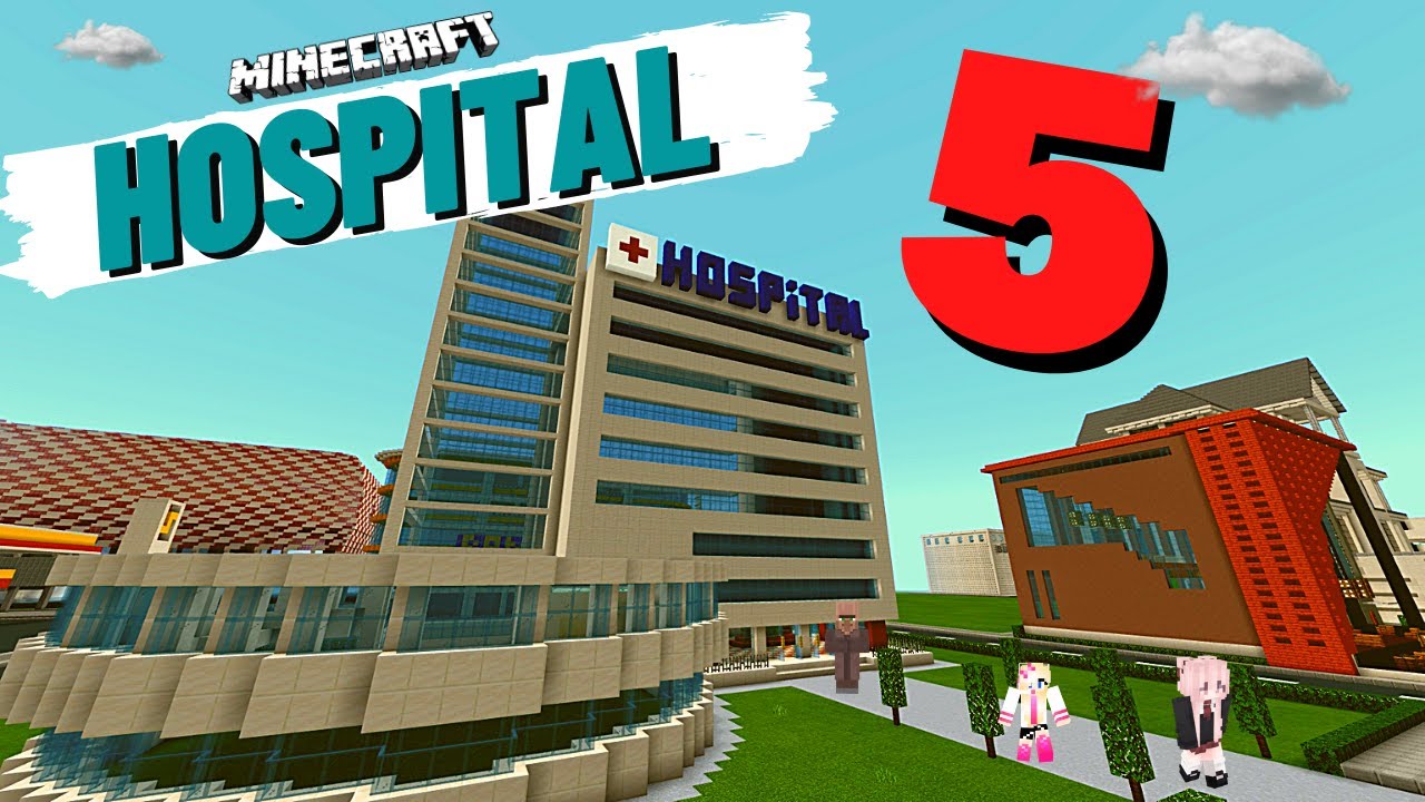 Minecraft Wie baut man ein Hospital #005 ►Und fertig ist das Hospital !!!