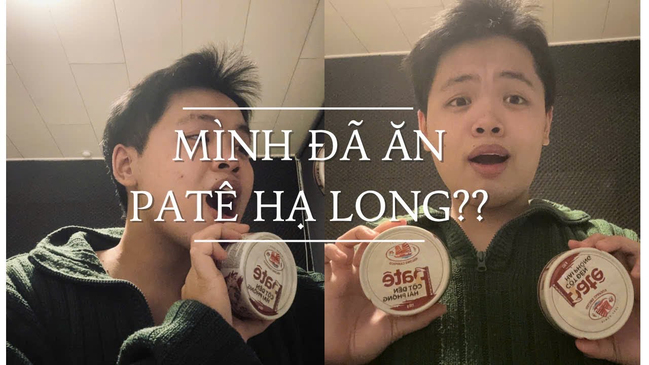 UNBOX ĐỒ ĂN VIỆT NAM VÀ ĂN THỬ PATE HẠ LONG VÀ CÁI KẾT