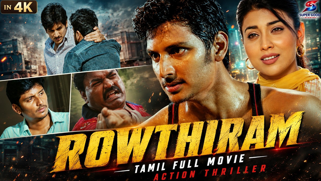 Jiiva's Mass Action Thriller Movie Rowthiram | Shriya Saran | Prakash Raj | Super Good Studios | 4K