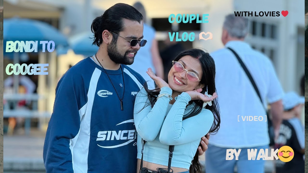 Couple vlog 🫶🏻🩵Bondi to Coogee by walk 😱 