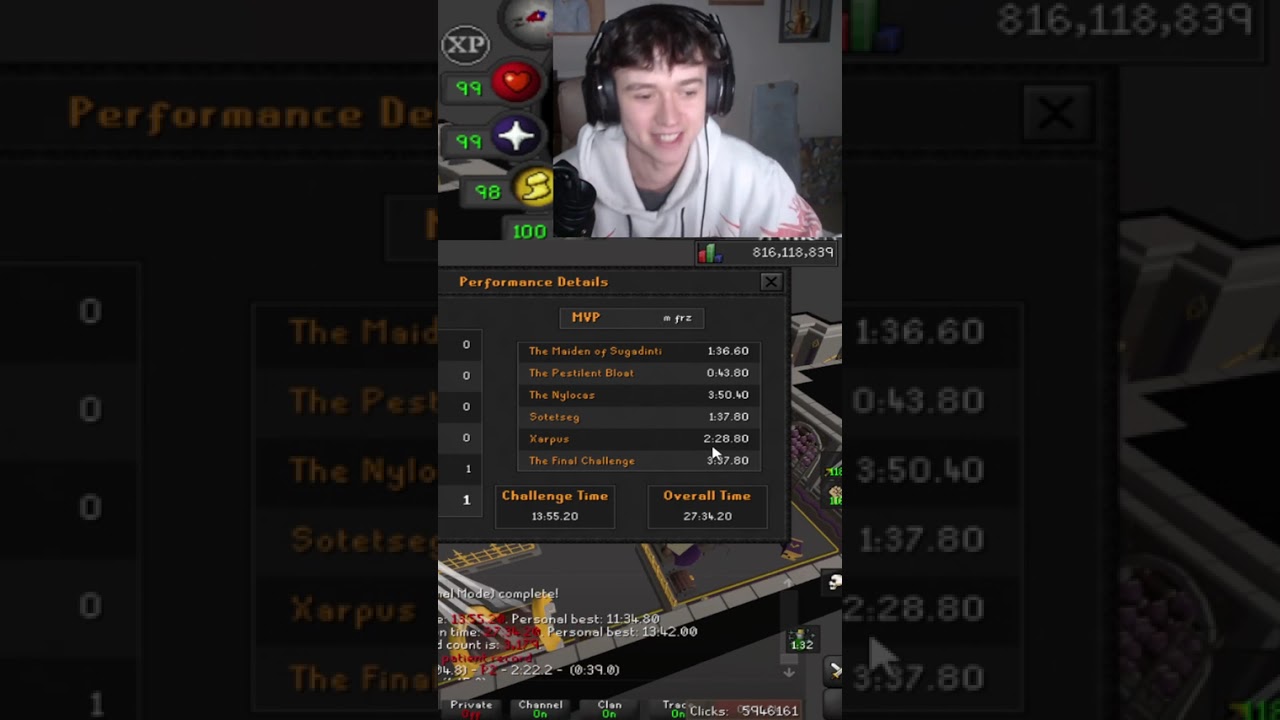 4+1 &mdash; первое в мире время прохождения GM 5s за 3-й уровень Ренди | #s2l_osrs на #Twitch