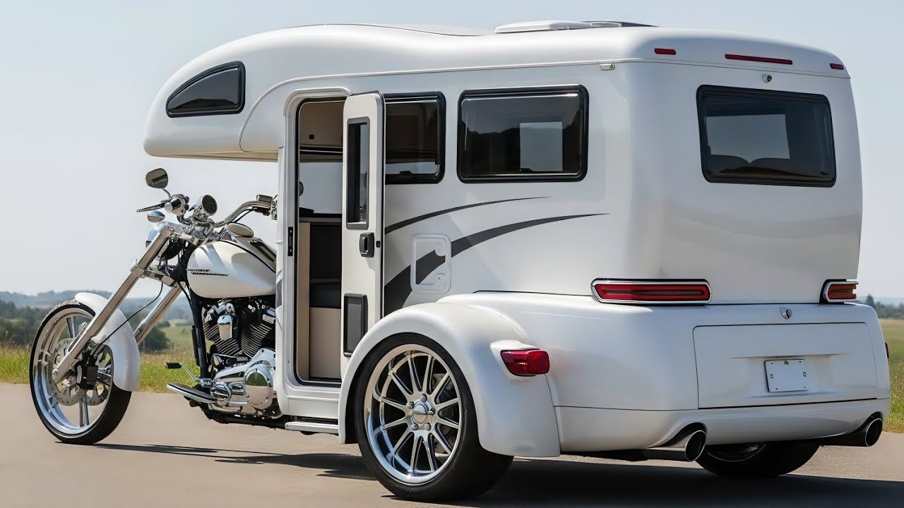 Harley-Davidson Camper Electric Trike 2026 😱 | The Most Insane Touring Trike Ever Built!