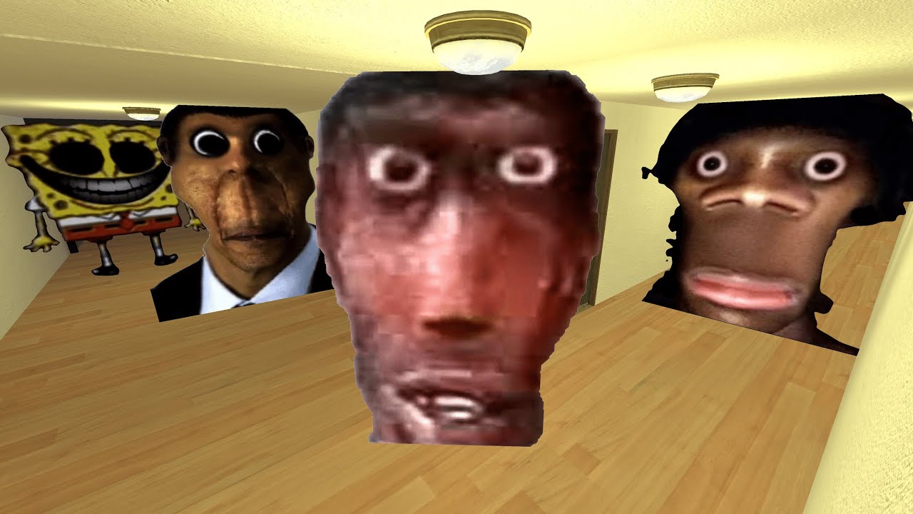 Obunga, Carmen Winstead, Scary Spongebob And Hi My Name Is Aughh Nextbot Gmod