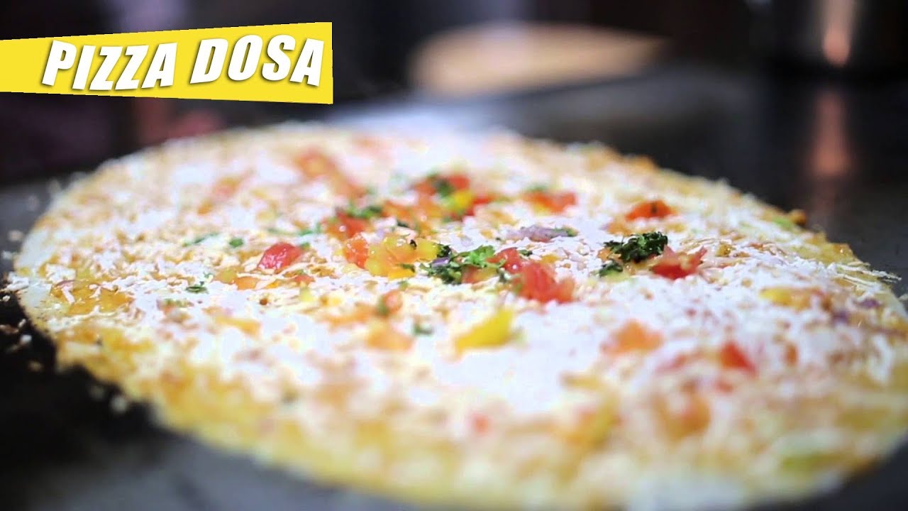 How To Make Pizza Dosa - Best Hyderabadi Street Food | Yummy Street Food