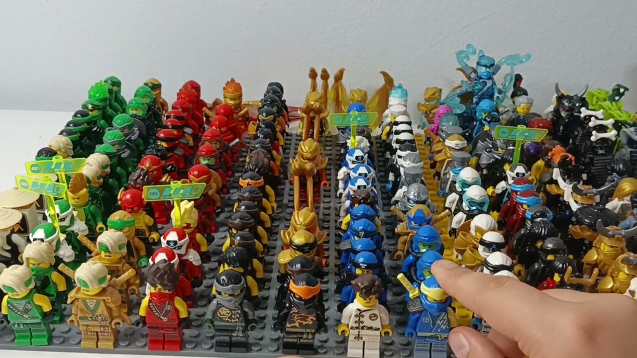 Meine Lego Ninjago Lego Figuren Sammlung ❤️ nach 7Jahren sammeln