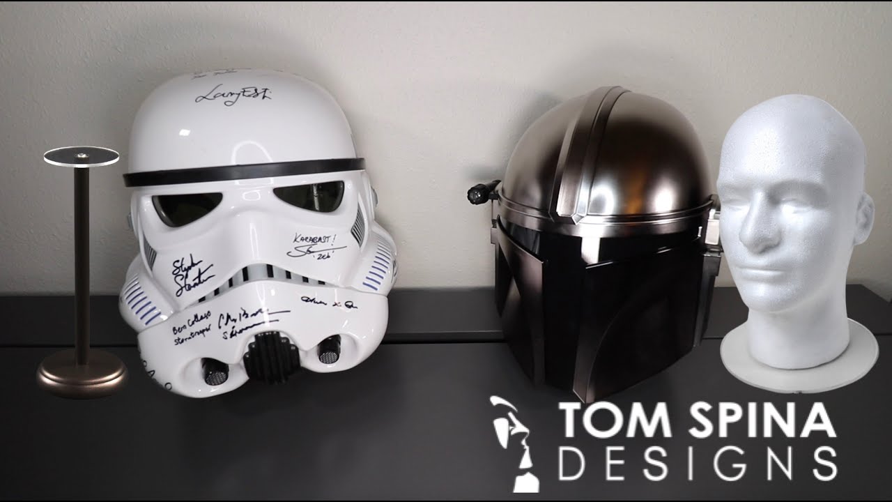 Helmet Stands by Tom Spina Designs | Star Wars Collector
