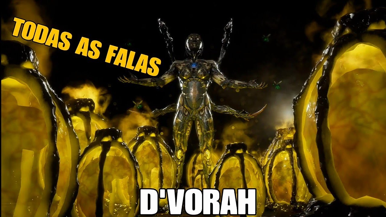 MORTAL KOMBAT 11 ULTIMATE TODAS AS FALAS DA D'VORAH (DUBLADO PT-BR)