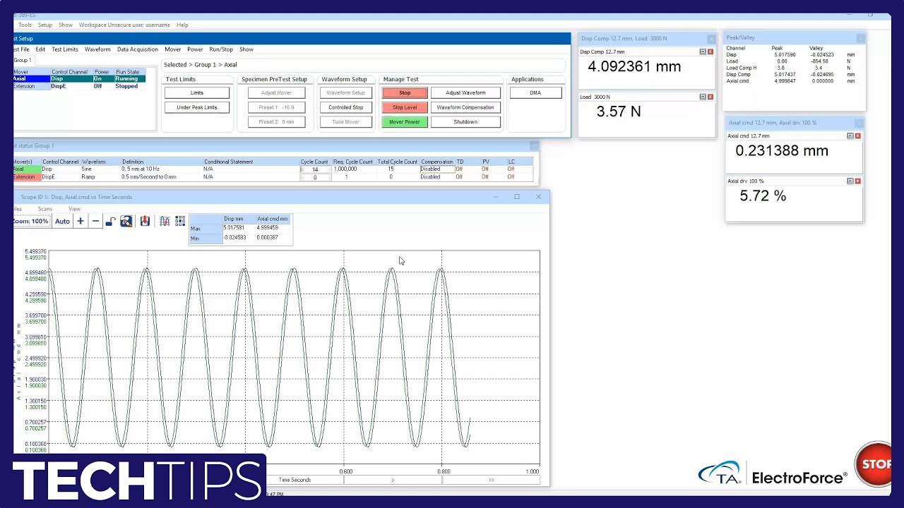 Enabling Waveform Compensation on an ElectroForce Test System