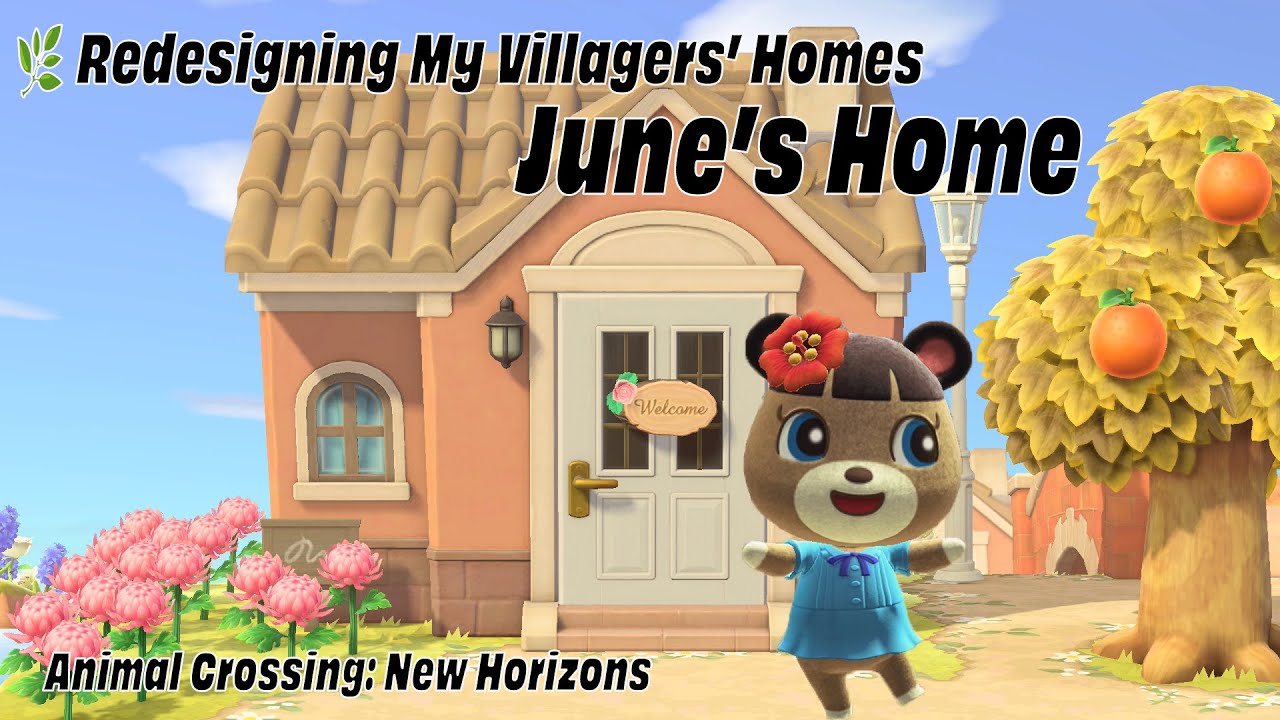 🌿 Redesigning My Villagers’ Homes – June’s Home – Animal Crossing: New Horizons 🌿