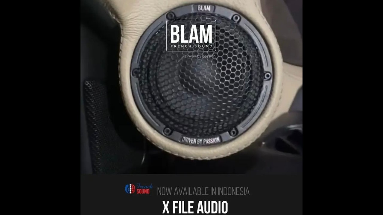 Midrange BLAM Relax R 80, midbass Dominations ES no 6 custom 3 way Suzuki XL 7.  tes Chen ning