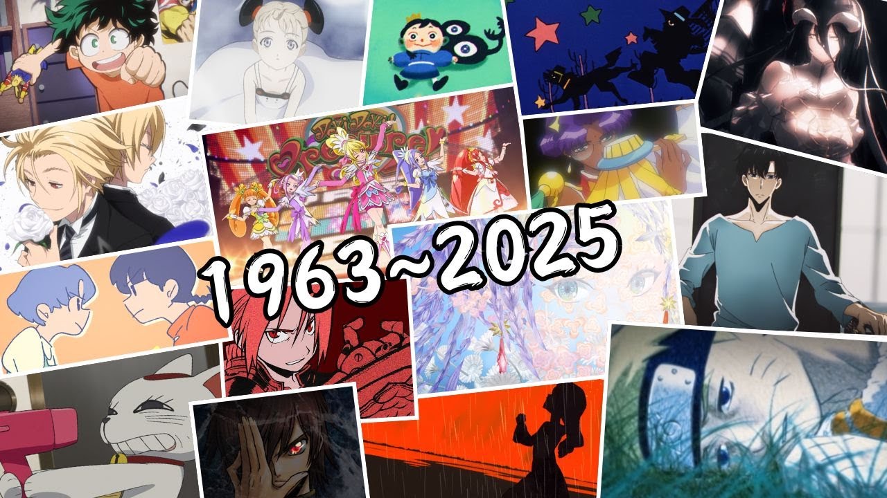 Evolution of Anime Endings (1963 ~ 2025)