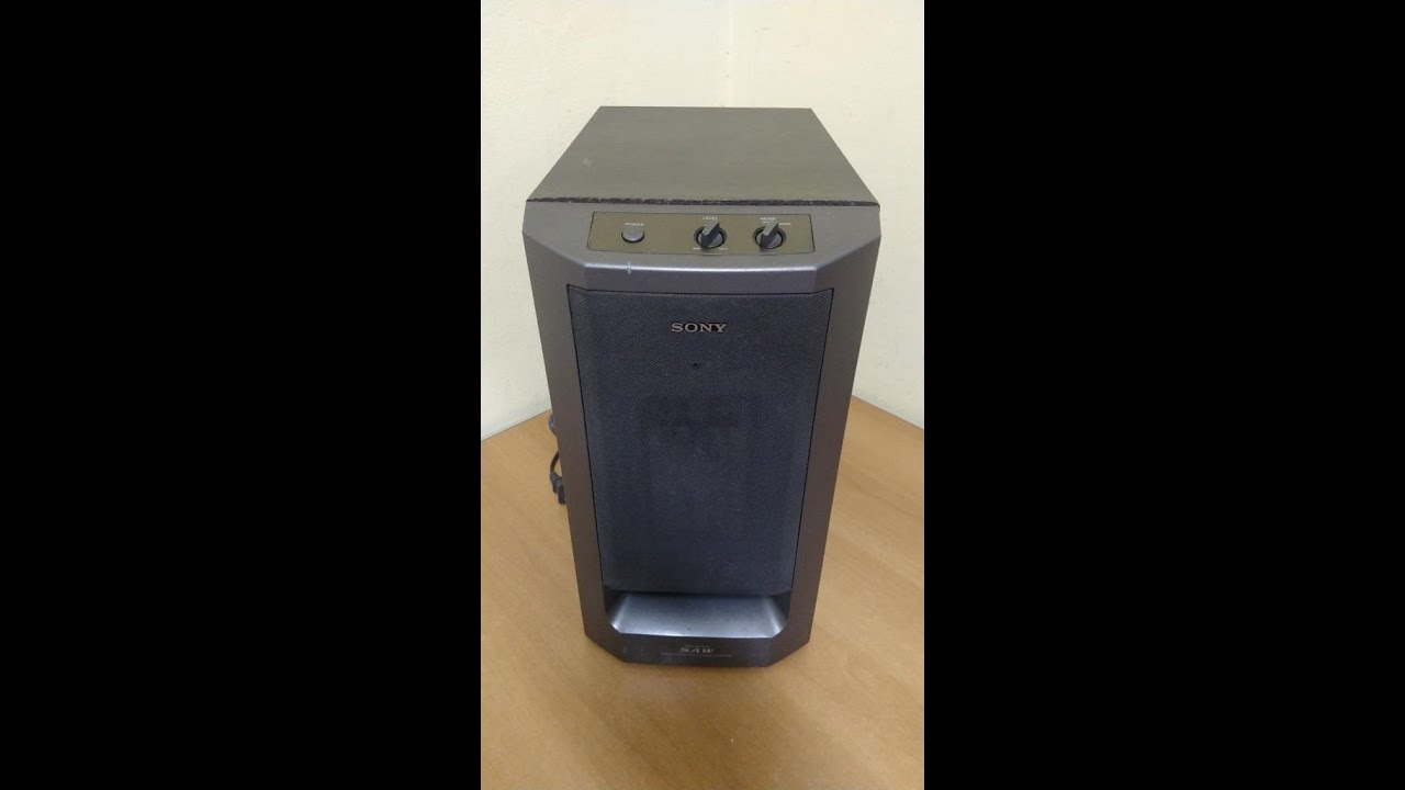 teste caixa subwoofer Sony SS V315