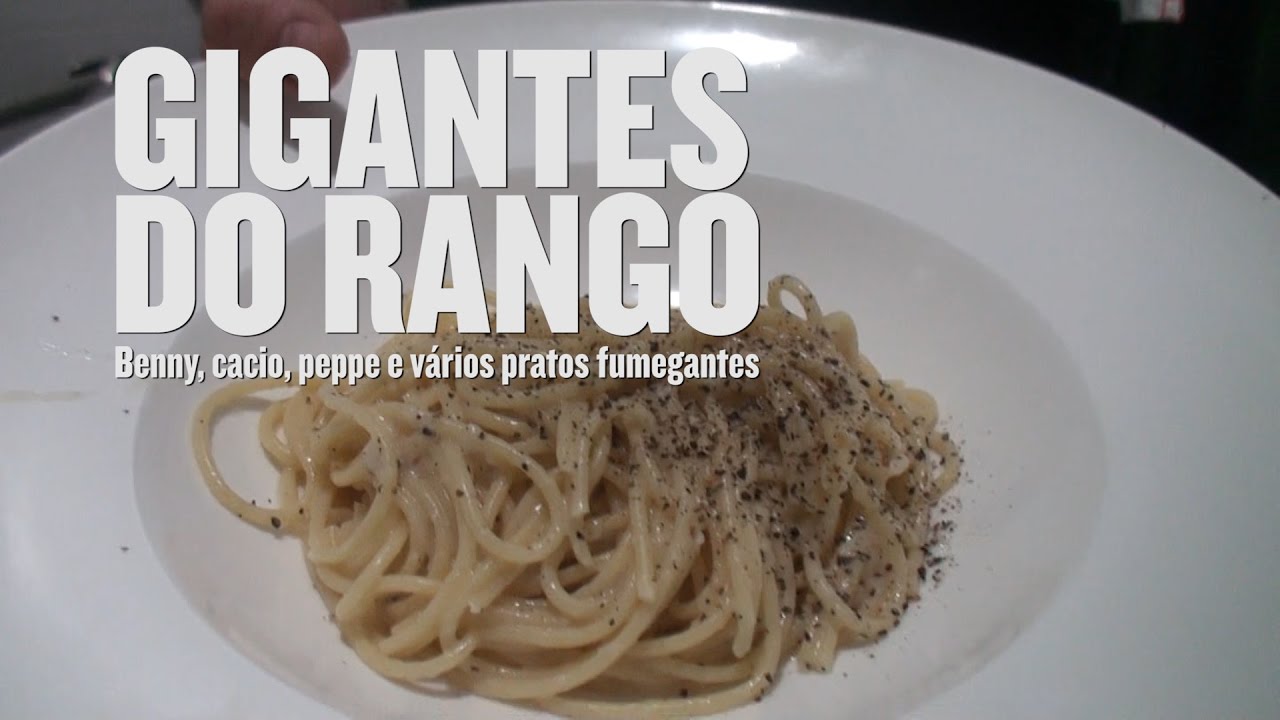 GIGANTES DO RANGO • Benny, Cacio, Pepe e vários pratos fumegantes