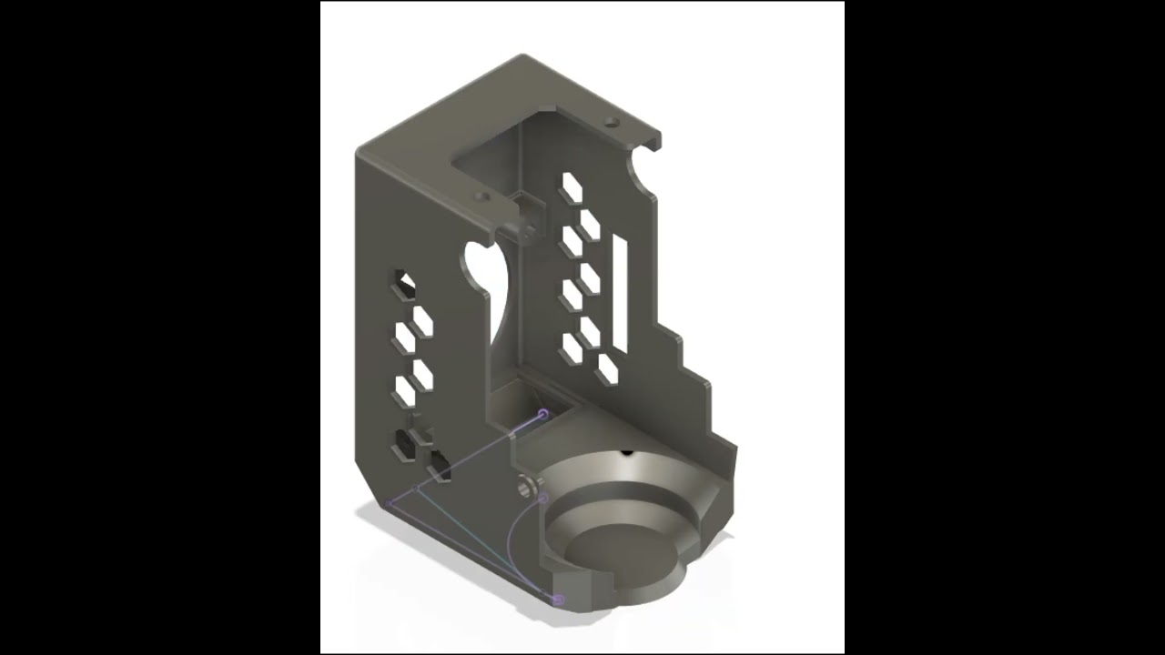 🔧 Custom K1 Printhead Housing with Adjustable BTT Eddy Mount #3dprinting#3dprinterupgrade#3dprinting