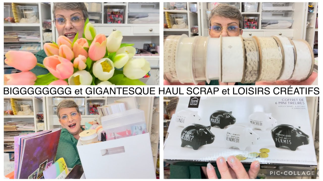 BIGGGGGGGG et GiGANTESQUE HAUL scrap et loisirs créatifs