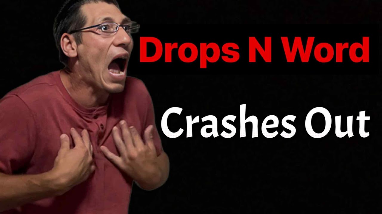 Man Drops Hard R And Crashes Out. With @ElizXbethToo 
