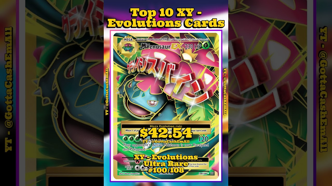 Top 10 MOST EXPENSIVE XY Evolutions Pokémon Cards! 
