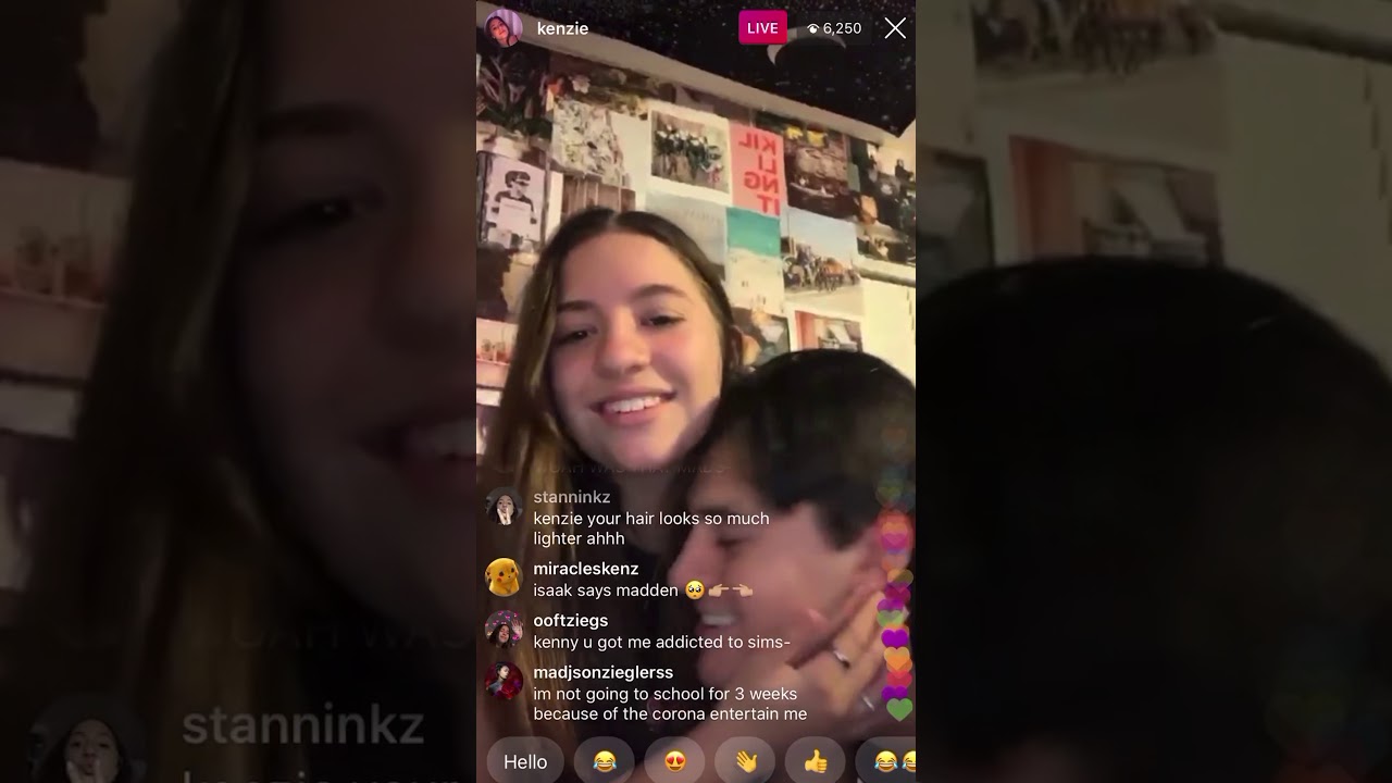 Kenzie Ziegler Instagram Live |March 15, 2020|