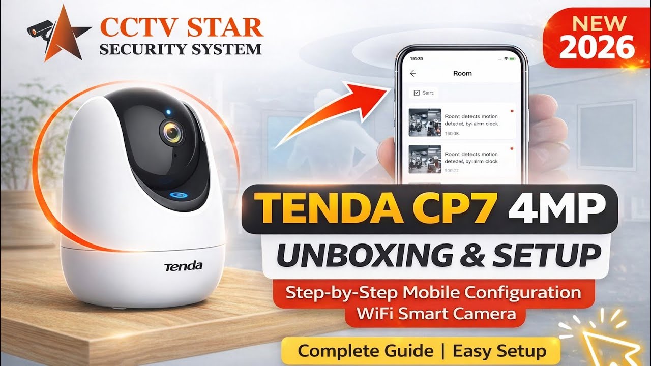 Tenda CP3/ CP3 Pro/ CP7  All Cameras Unboxing & Mobile Configuration | Step by Step Full Setup Urdu
