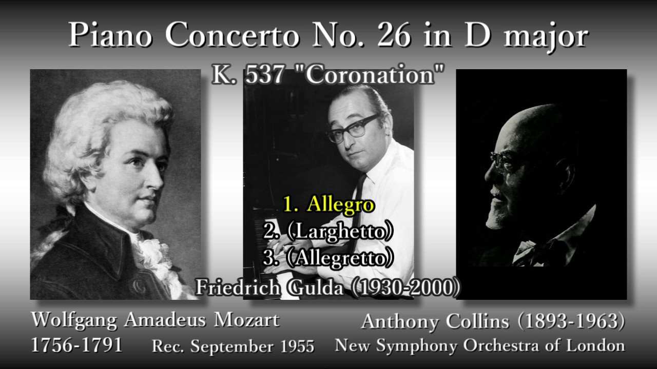 Mozart: Piano Concerto No. 26 