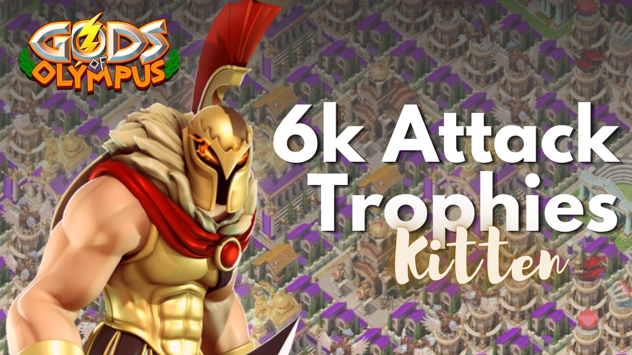 6k Offensive Trophies - Ares Patron - Gods of Olympus