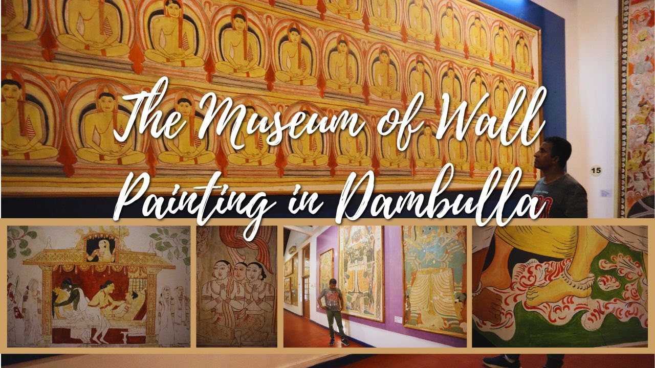 Dambulla Wall Painting Museum &ndash; A Treasure of Sri Lankan Heritage 🇱🇰 #frescoes #museum #dambulla