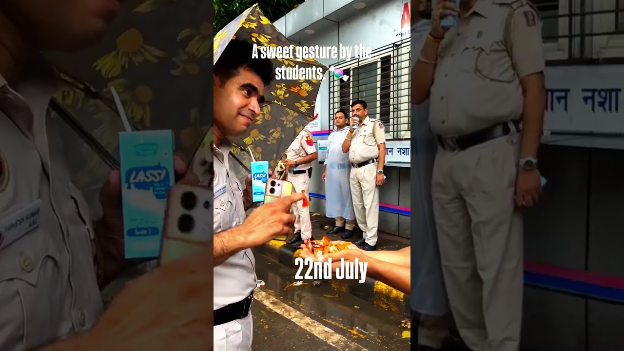 How Gen Z responded to the police after the Jantar Mantar protests 🤯-#genz #protest