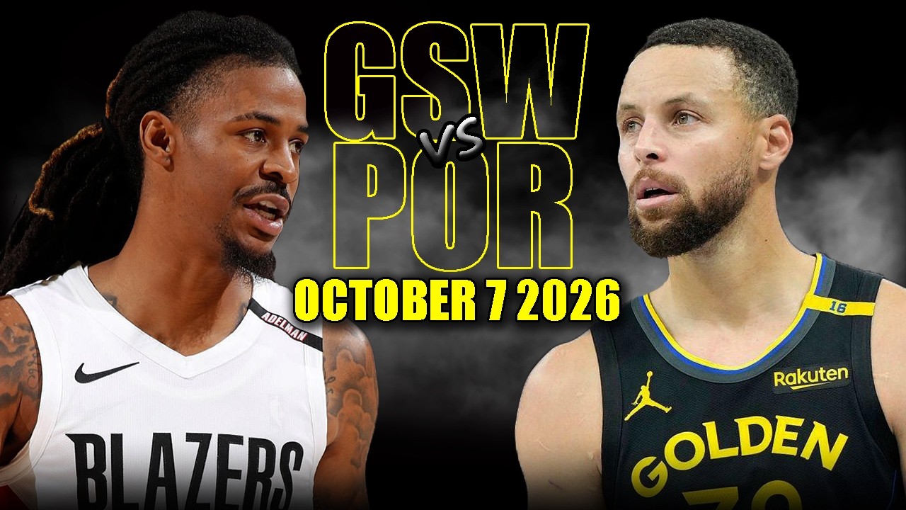 Golden State Warriors vs Portland Trail Blazers Full Game Highlights - October 7, 2026