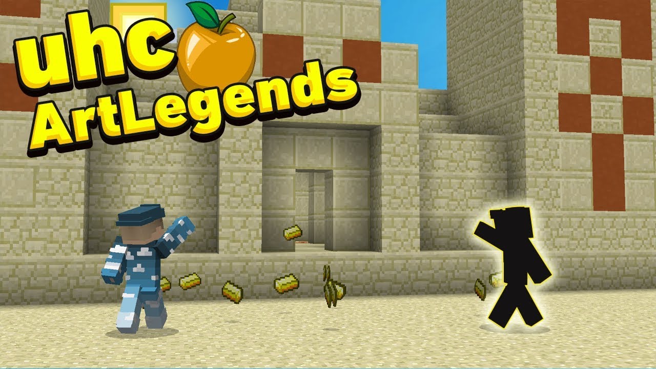 Minecraft ArtLegends UHC #1 | 😍 التيم العشوائي .. بدايتها حظ خرافي