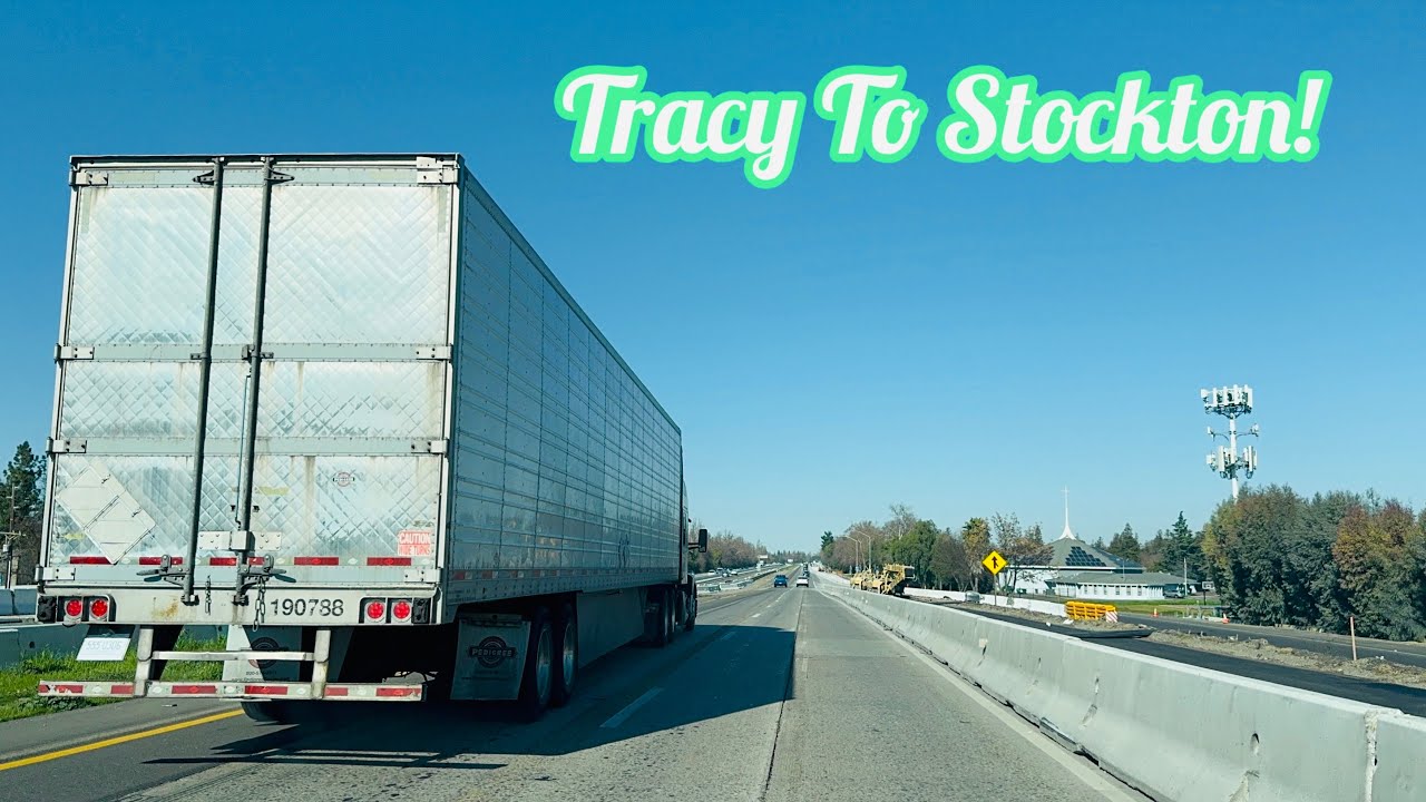 TRACY TO STOCKTON CALIFORNIA DRIVE!