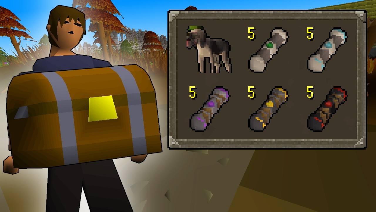 6 лет спустя у OSRS наконец-то появились свитки подсказок, которые можно складывать в стопку.