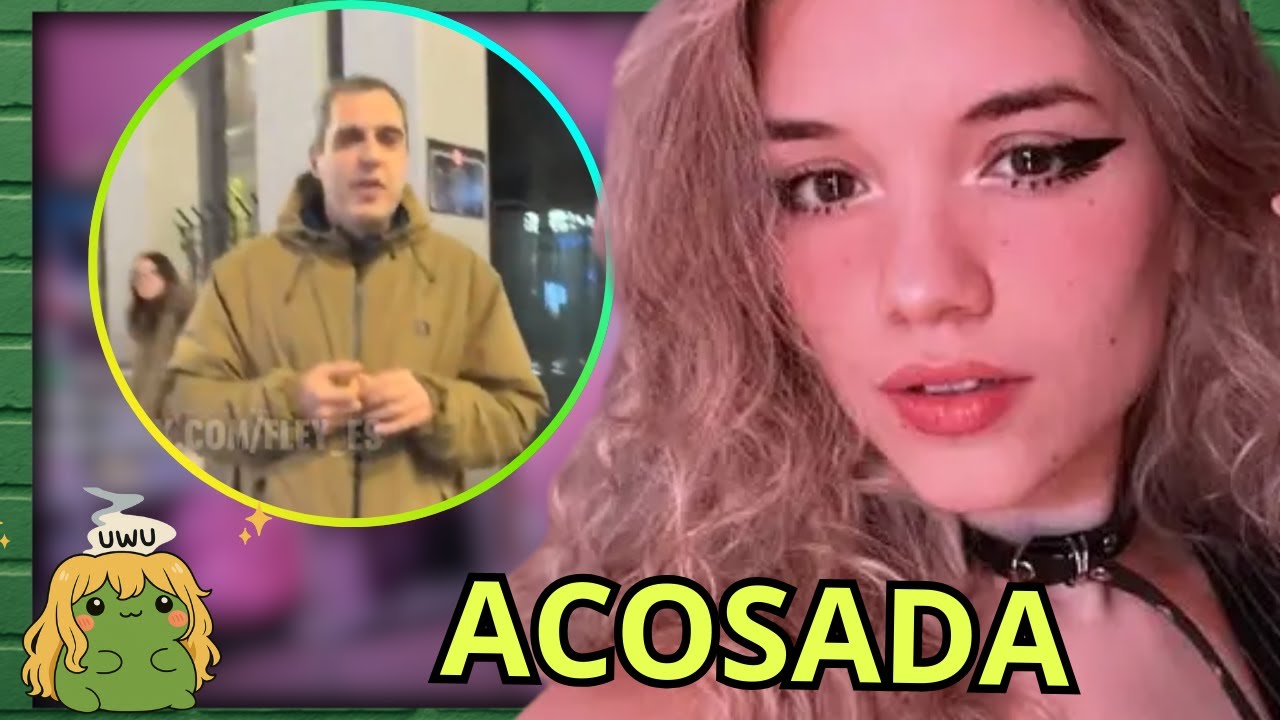 STREAMER ACOSADA POR LA CALLE POR UN LOCO