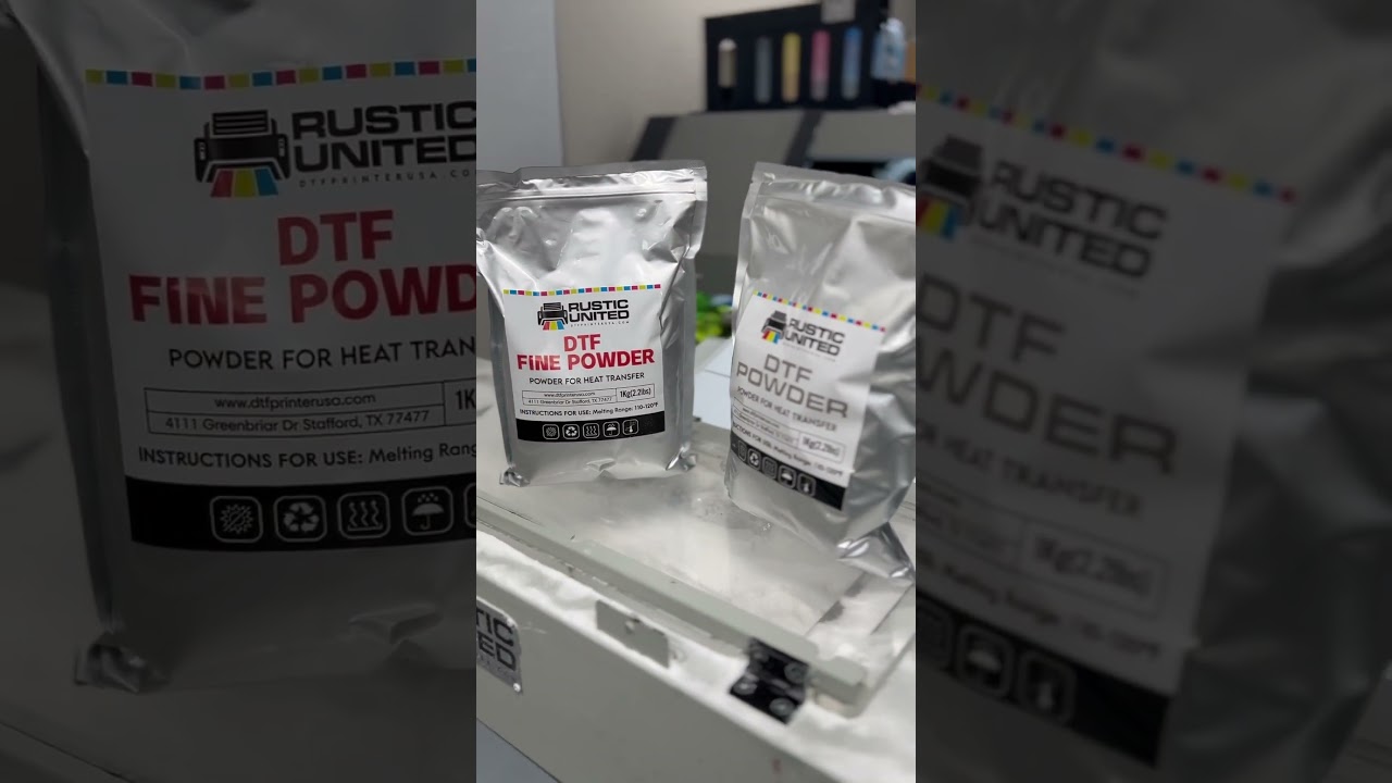 innovative fine powder is compatible with all DTF printers #heatpressmachine #dtf #dtfsupplier