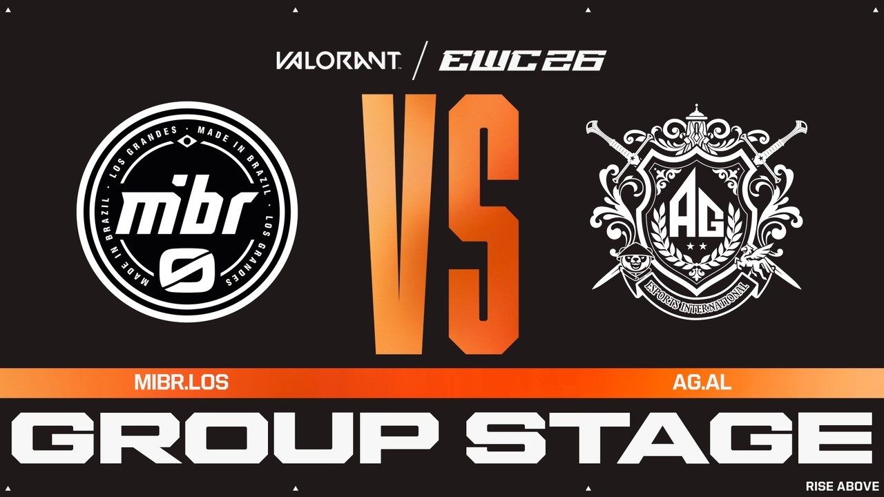 MIBR.LOS vs. AG.AL | VALORANT at EWC 26 - Group Stage - VOD