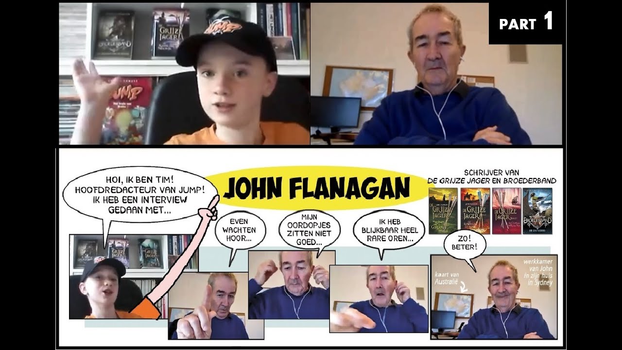 Part 1: Interview John Flanagan about 'Ranger's Apprentice' and comics!
