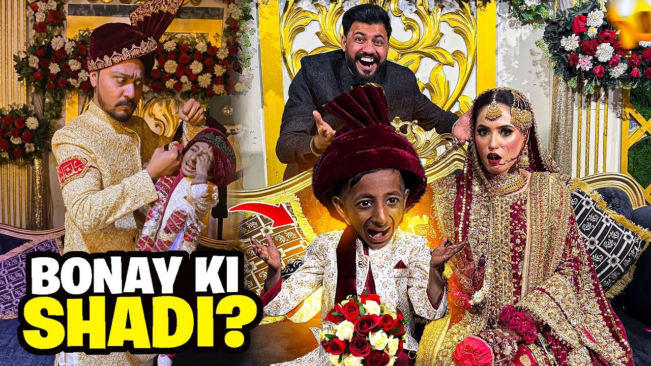 FINALLY BONY KI SHADI KRWA DI 😱 || BONY KI DULHA SE LARAI  HO GAI SHADI HALL ME 😳 || ANAS ALI VLOGS 