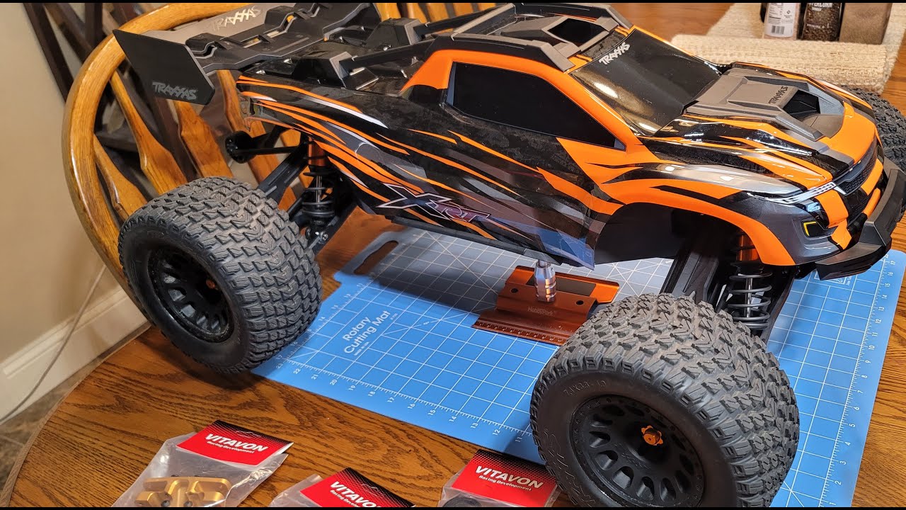 Traxxas XRT gets Vitavon upper bulkhead and bell cranks