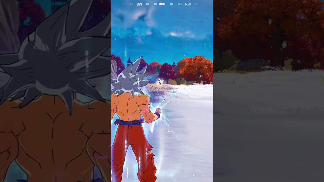 GOKU vs ALL MIGHT in FORTNITE😳 #shorts